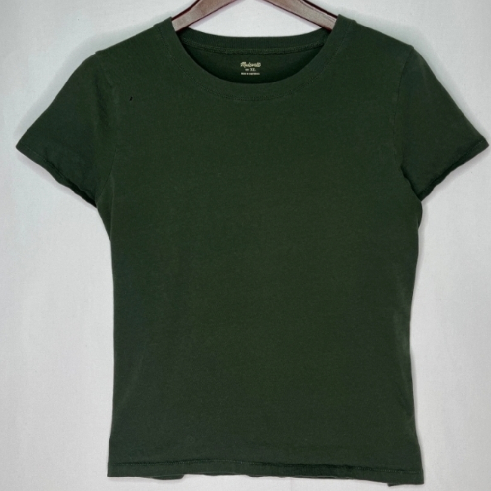Madewell Forest Green Short Sleeve Tee